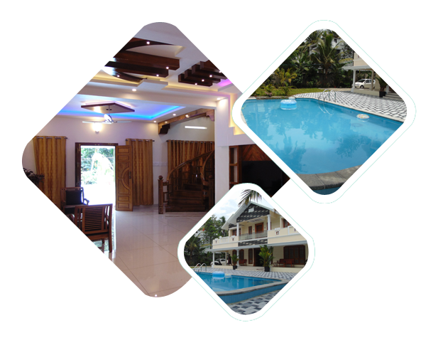 luxury pool homes kerala